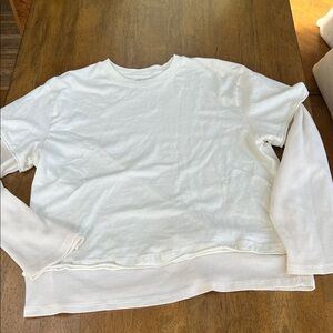 BDG Cream Long Sleeve Top